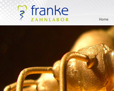 Website Zahnlabor Franke